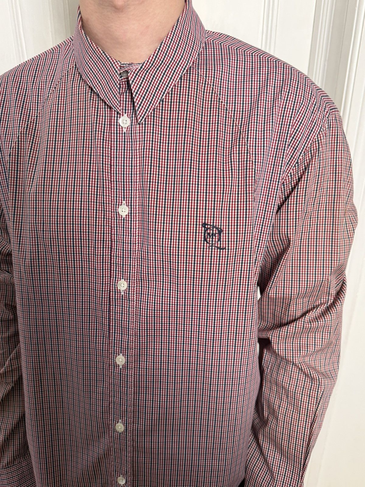 Alexander McQueen Alexander Mqueen vintage 2008 mcqueen check shirt Size US XL / EU 56 / 4 - 14 Thumbnail