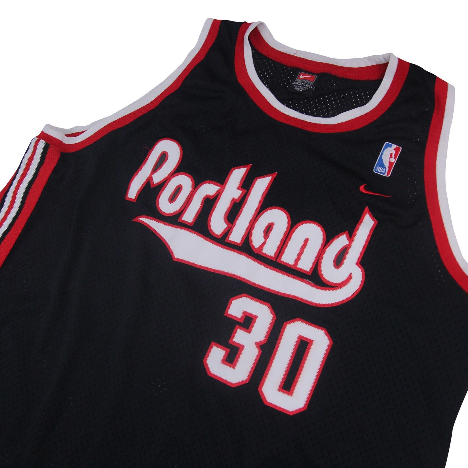 NBA × Nike × Vintage Vintage Nike Portland Trail Blazers Rasheed Wallace Jersey Size US XXL / EU 58 / 5 - 2 Thumbnail