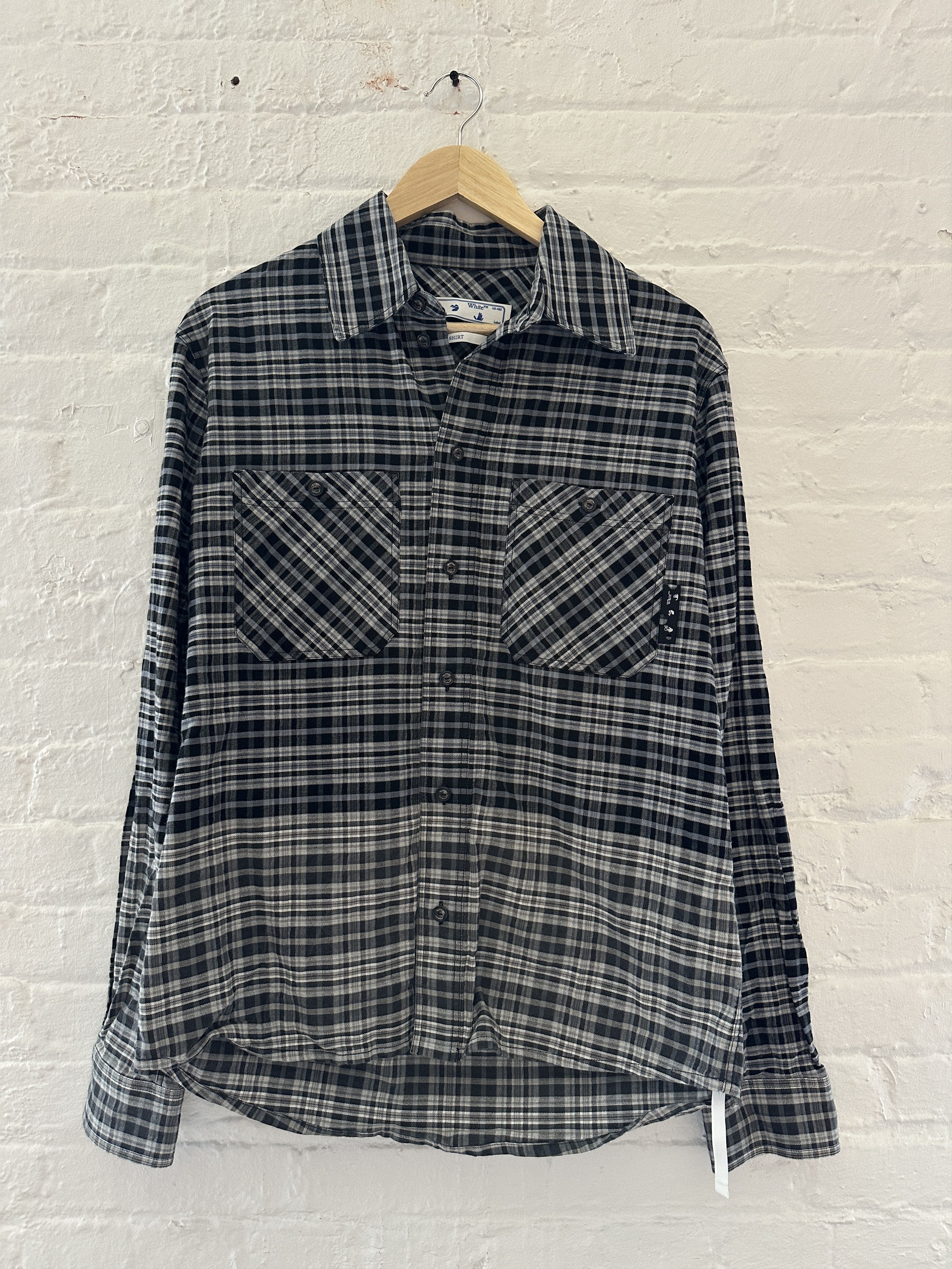 Off-White Off-White 'Hands' Flannel Size US S / EU 44-46 / 1 - 1 Thumbnail