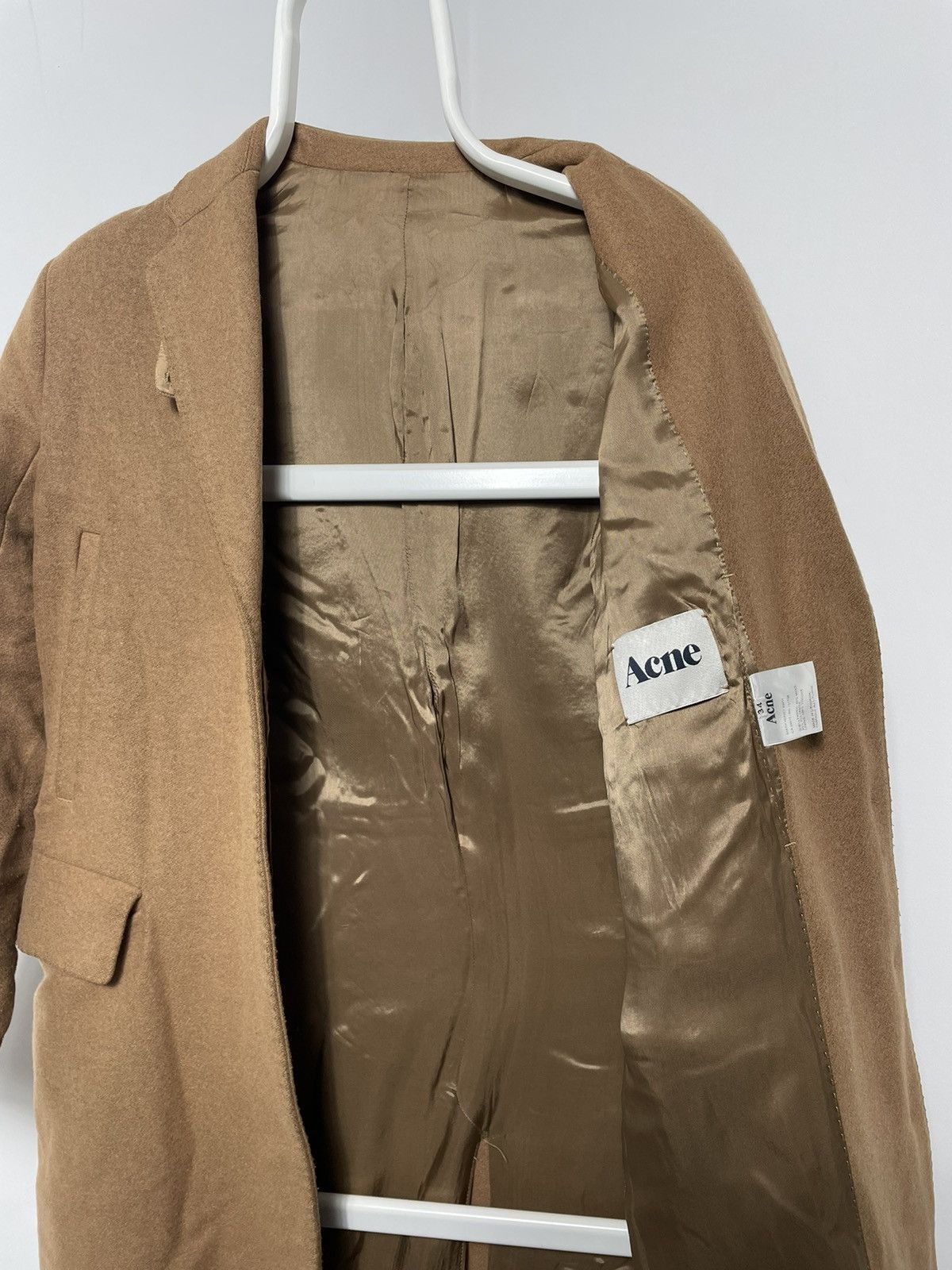 Acne Studios Acne studios smith honey a/W 11 wool coat Size US M / EU 48-50 / 2 - 7 Thumbnail