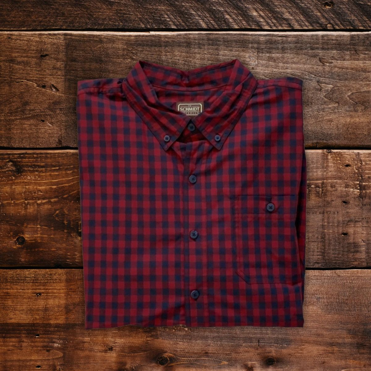 SCHMIDT CE Schmidt Workwear 3XL Button flannel long sleeve vintage Size US XXL / EU 58 / 5 - 3 Thumbnail