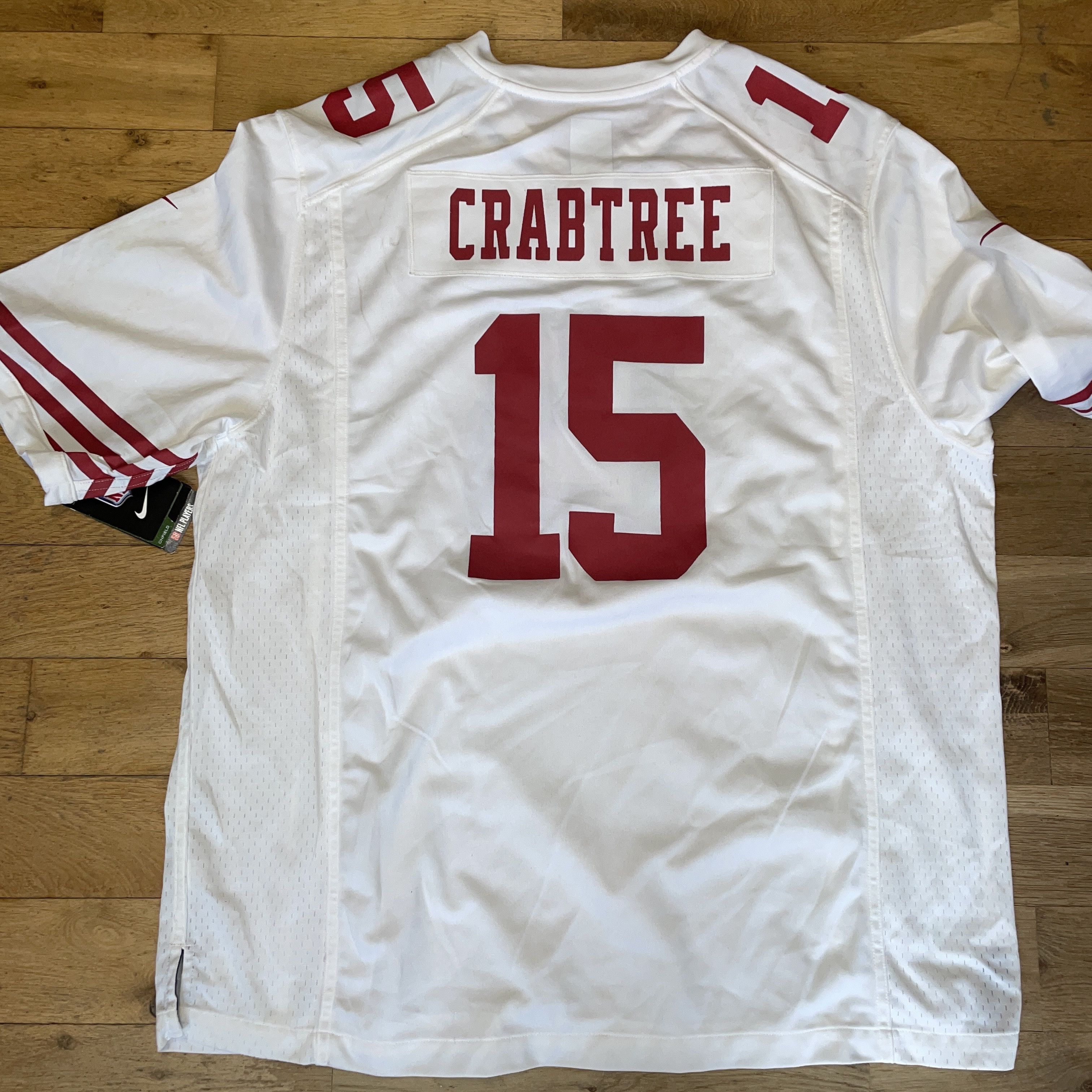 NFL × Nike NIKE SAN FRANCISCO 49ERS NFL JERSEY CRABTREE T-SHIRT, XXL Size US XXL / EU 58 / 5 - 4 Thumbnail