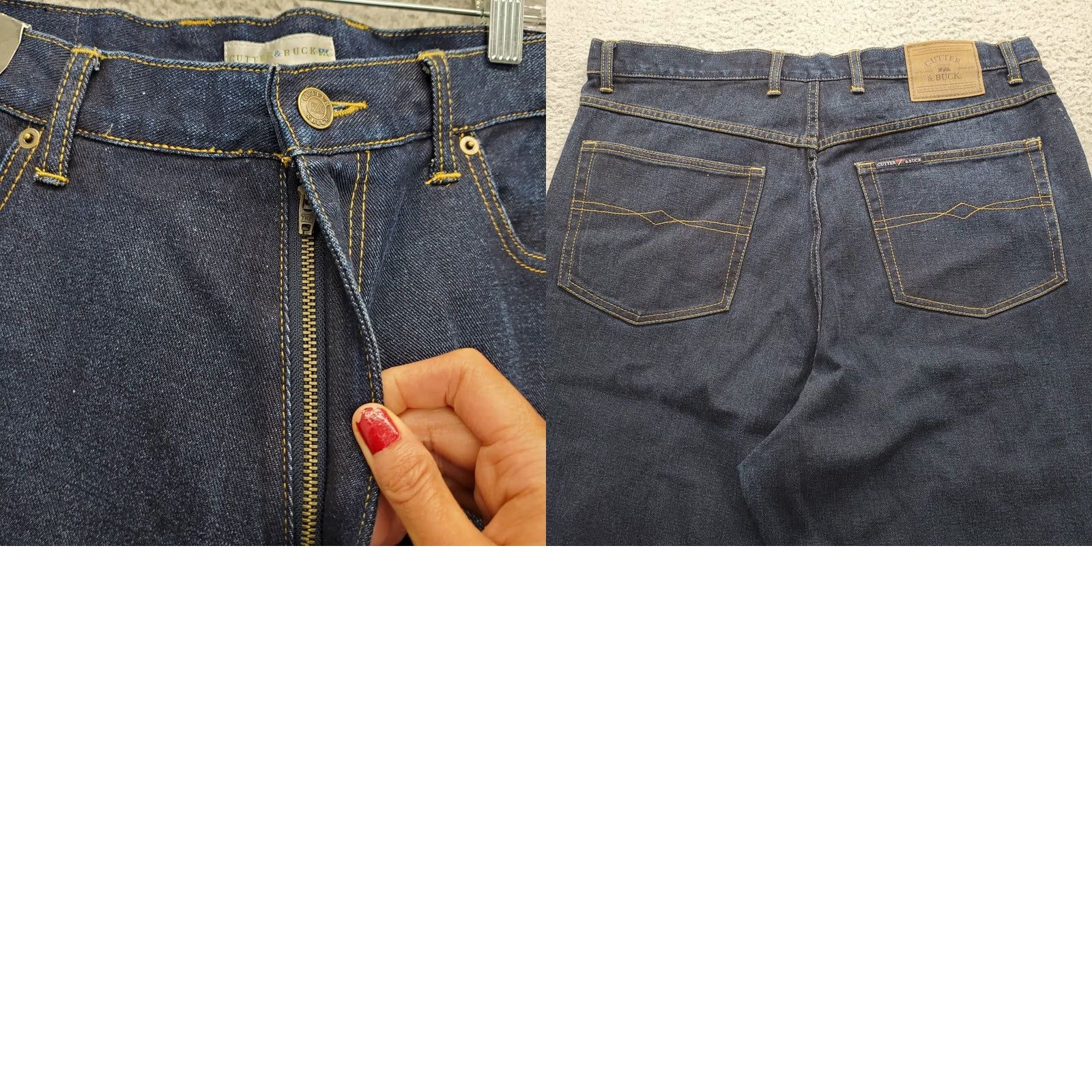 Cutter & Buck Cutter & Buck Jeans Mens 40T Blue High Rise Medium Wash 5-Pocket Straight Leg Mens Size 40 Blue 5-Pocket Denim Jeans Size US 40 / EU 56 - 8 Thumbnail