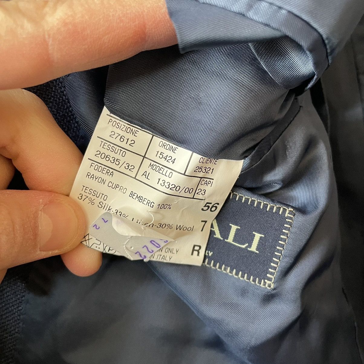 Canali 56 R 7 Canali Wool silk button Blazer jacket bomber old luxu Size US XL / EU 56 / 4 - 2 Thumbnail