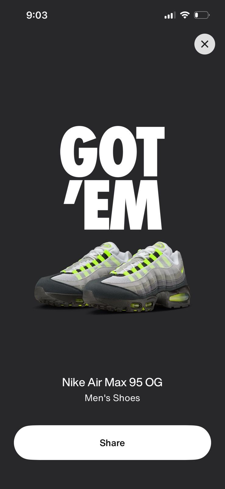 Nike Air Max 95 Big Bubble Mens Black Neon Sz 11 Size ONE SIZE - 1 Thumbnail