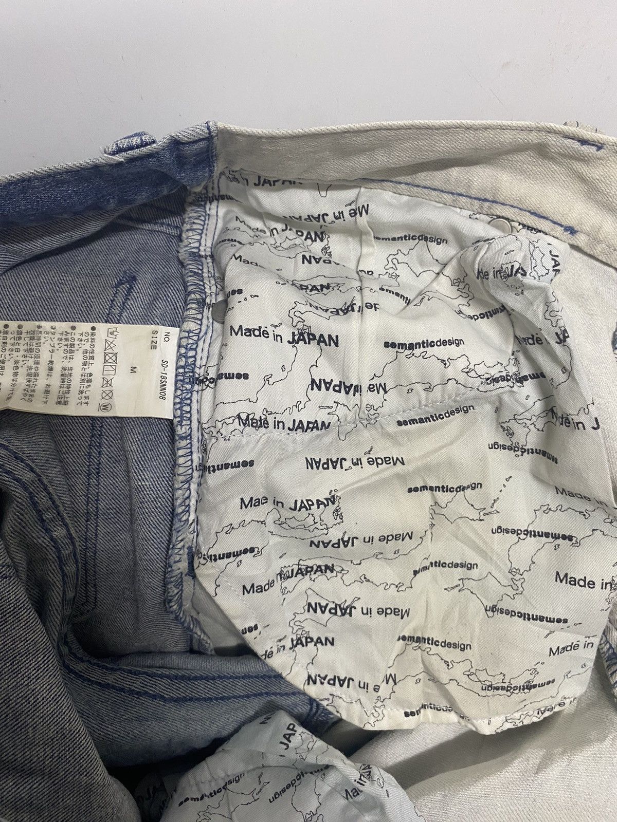 Hysteric Glamour Semantic Design Distressed Denim Stretch Jeans Art Size US 32 / EU 48 - 17 Thumbnail