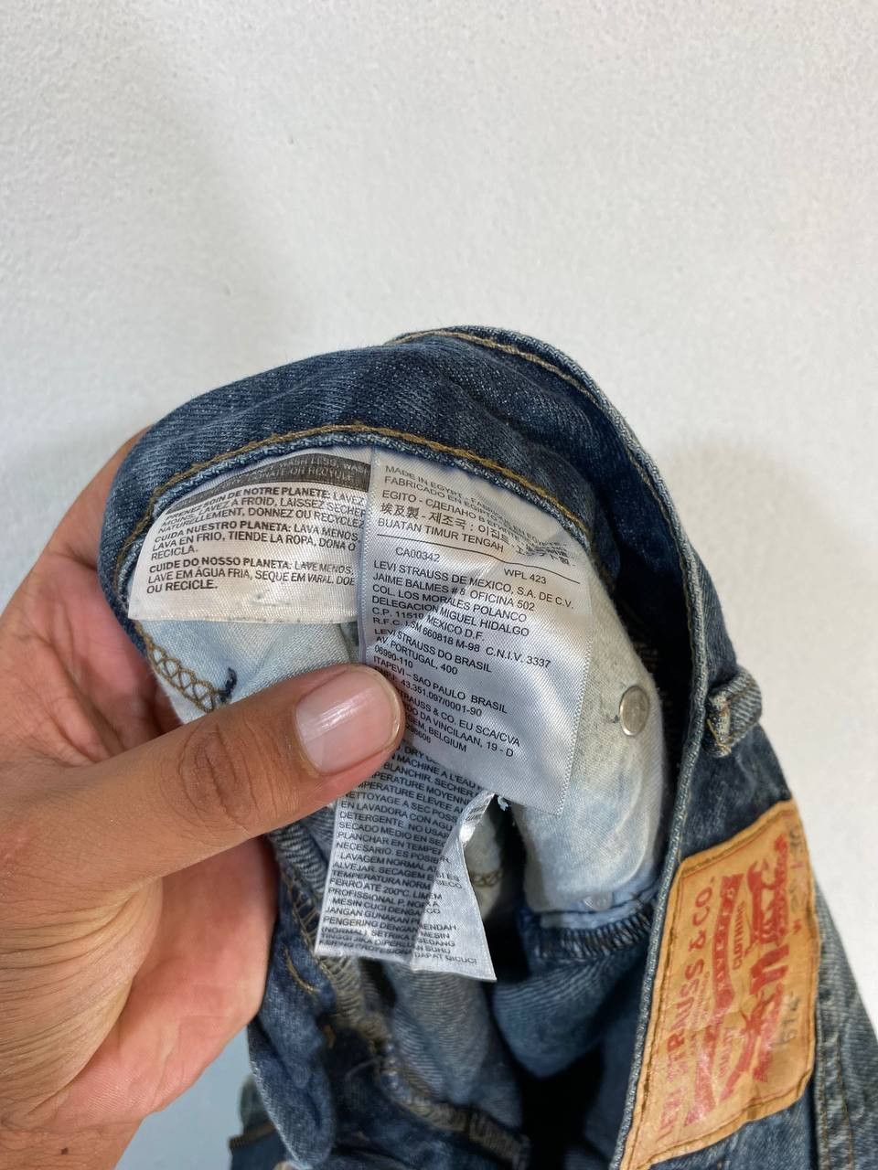 Levi's levis 514 nice faded design denim Size US 38 / EU 54 - 9 Thumbnail