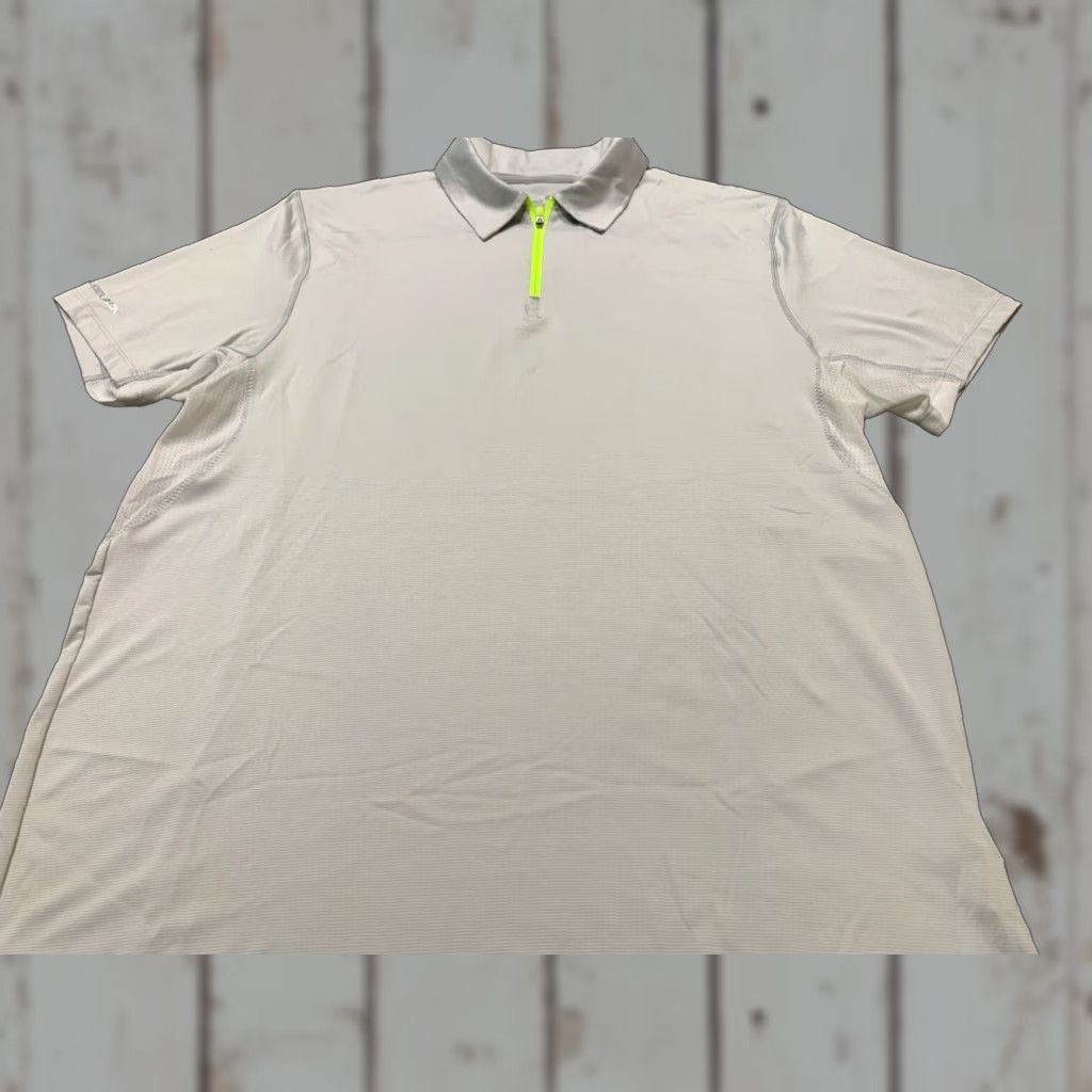 Under Armour VINTAGE Under Armour Polo Pullover Short Sleeve Mens Large Activewear Gray 90s Size US L / EU 52-54 / 3 - 1 Thumbnail