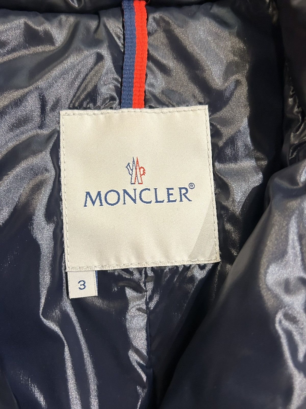 Moncler Moncler Vest Womens - Navy Size L / US 10 / IT 46 - 4 Thumbnail
