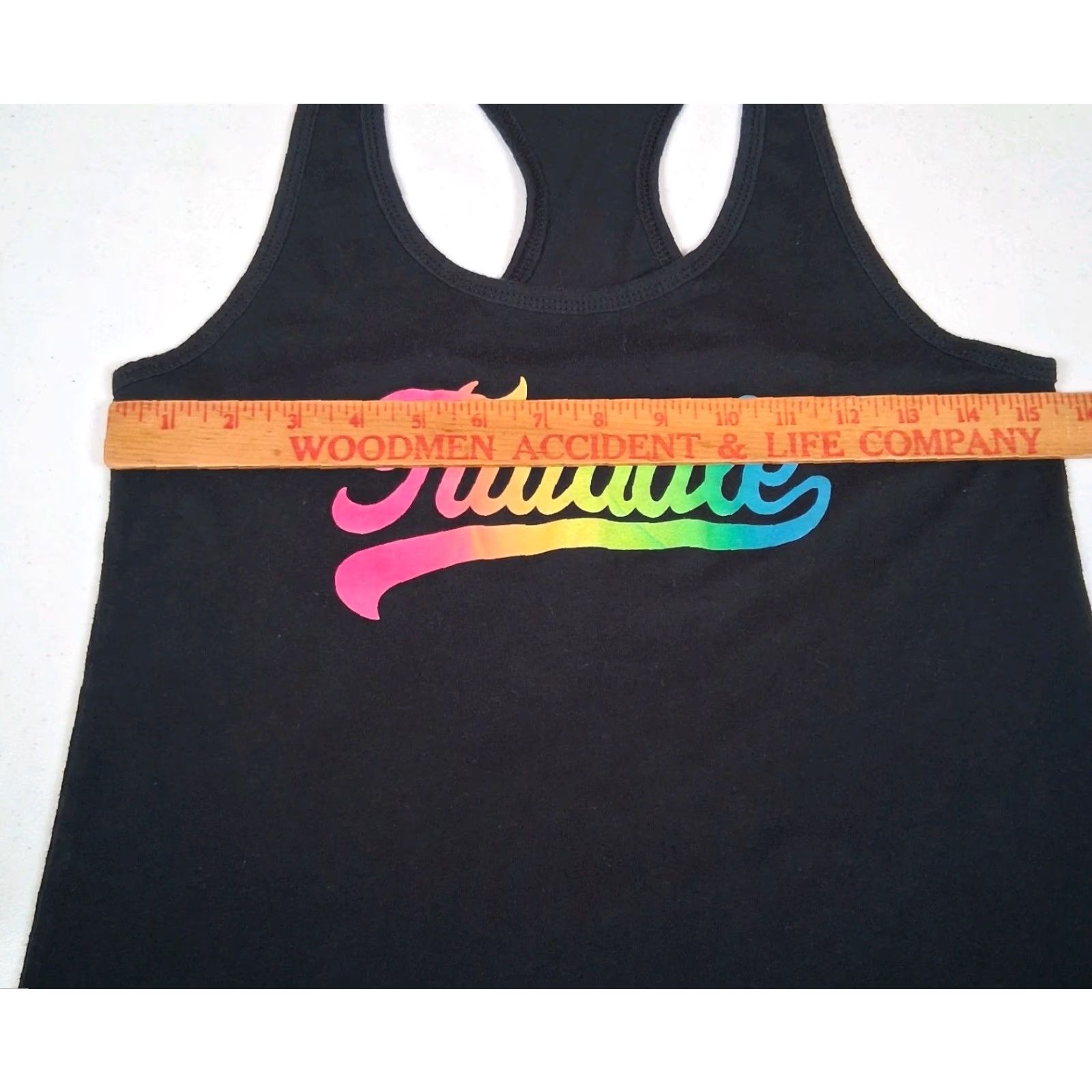 Next Level Twiddle Tank Top Women M Jam Band Music Black Graphic Racer Back Shirt Size M / US 6-8 / IT 42-44 - 5 Thumbnail