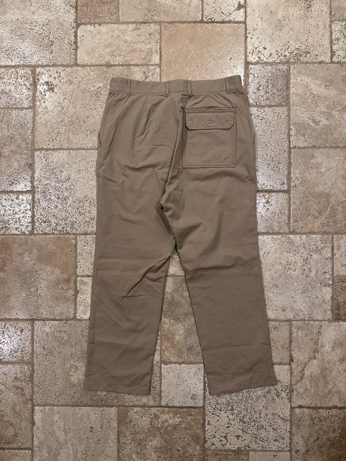 Maison Margiela Tan Chino Trouser w/ Cargo Pocket Pants