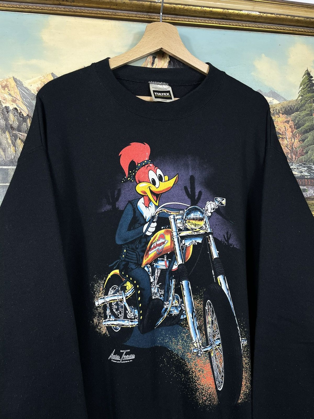 Cartoon Network × Universal Studios × Vintage Woody Woodpecker retro 90s crewneck baggy loose boxy Size US L / EU 52-54 / 3 - 4 Thumbnail