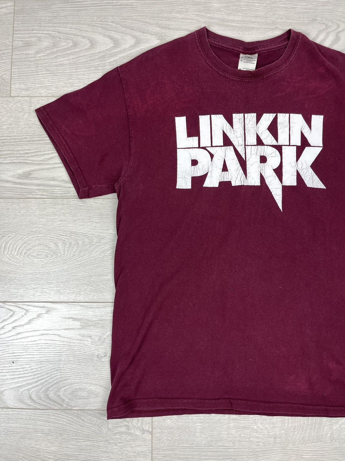 Band Tees × Vintage Linkin Park Vintage 00s Rock Band T Shirt Size US M / EU 48-50 / 2 - 3 Thumbnail