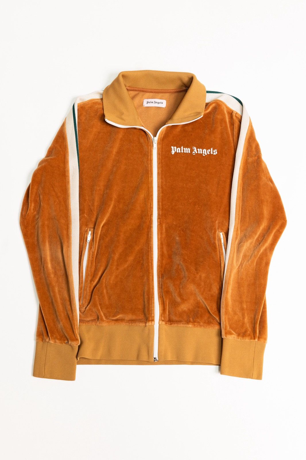 Palm Angels Palm Angels Velour Track Jacket Size US S / EU 44-46 / 1 - 1 Thumbnail