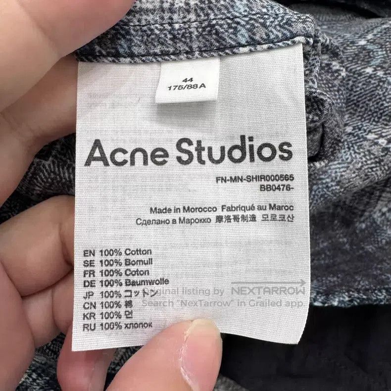 Acne Studios Acne Studios Printed Color Block Shirt Size US S / EU 44-46 / 1 - 4 Thumbnail
