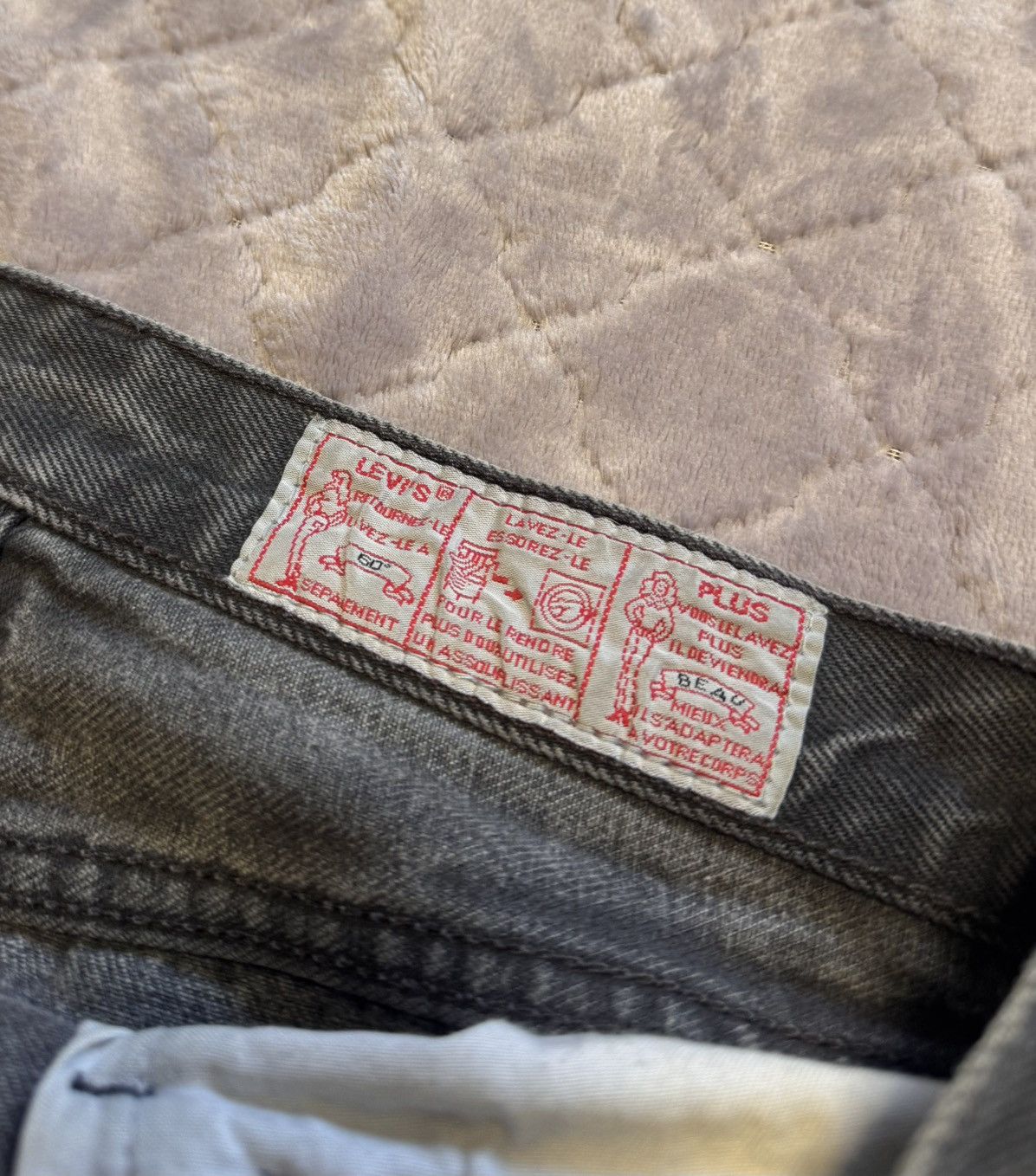 Levi's × Levi's Vintage Clothing × Vintage Vintage Levis 901 Dyed Denim Pants made in France Size US 32 / EU 48 - 5 Thumbnail