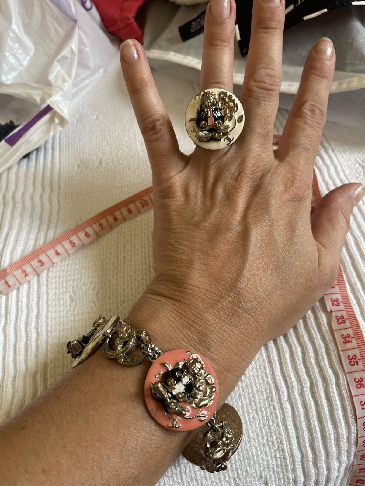 Chanel CHANEL SET ARMBAND AND RING Size ONE SIZE - 17 Thumbnail