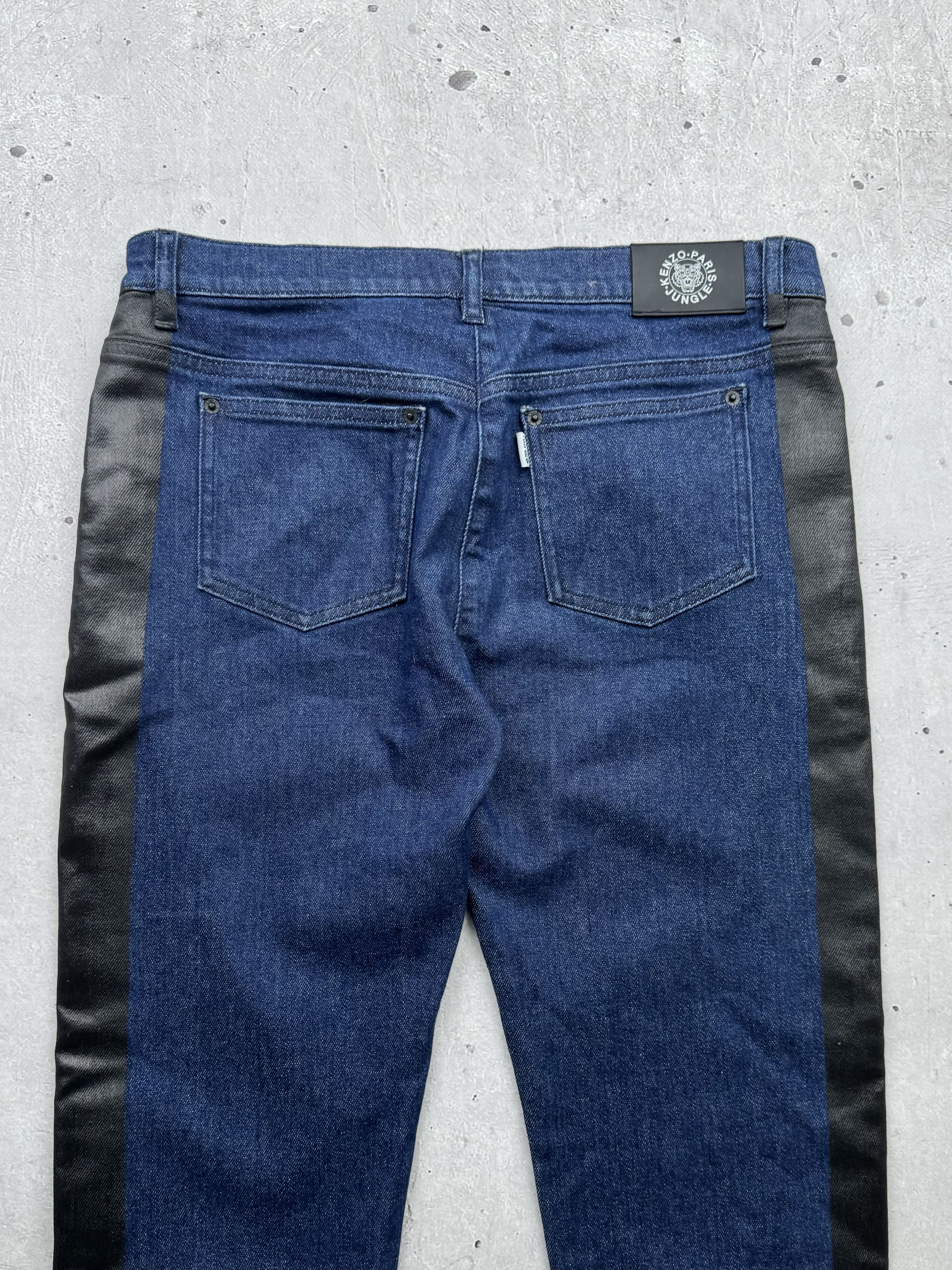 Kenzo × Vintage Kenzo Waxed Jeans Size 28" / US 6 / IT 42 - 9 Thumbnail