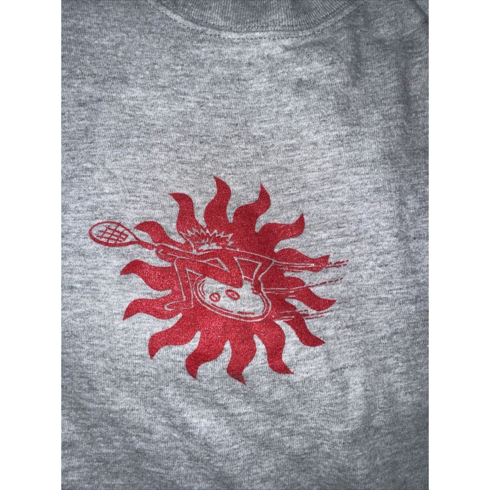 Band Tees × Hanes Wheelchair Tennis T-Shirt Heather Gray XL Hanes Beefy 22x27 Size US XL / EU 56 / 4 - 4 Thumbnail