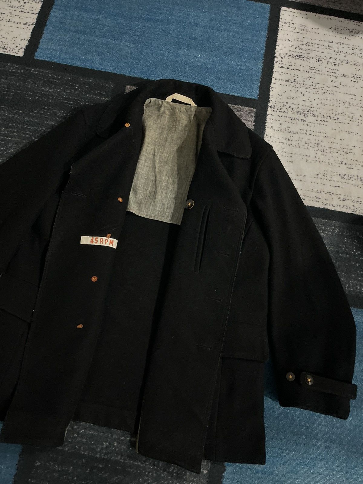 45rpm 45rpm Wool Double Breasted Jacket Size US XL / EU 56 / 4 - 4 Thumbnail