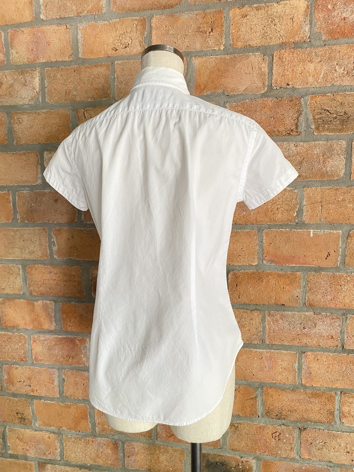 Polo Ralph Lauren POLO RALPH LAUREN White Short-Sleeve Button-Up Shirt Size M / US 6-8 / IT 42-44 - 2 Thumbnail
