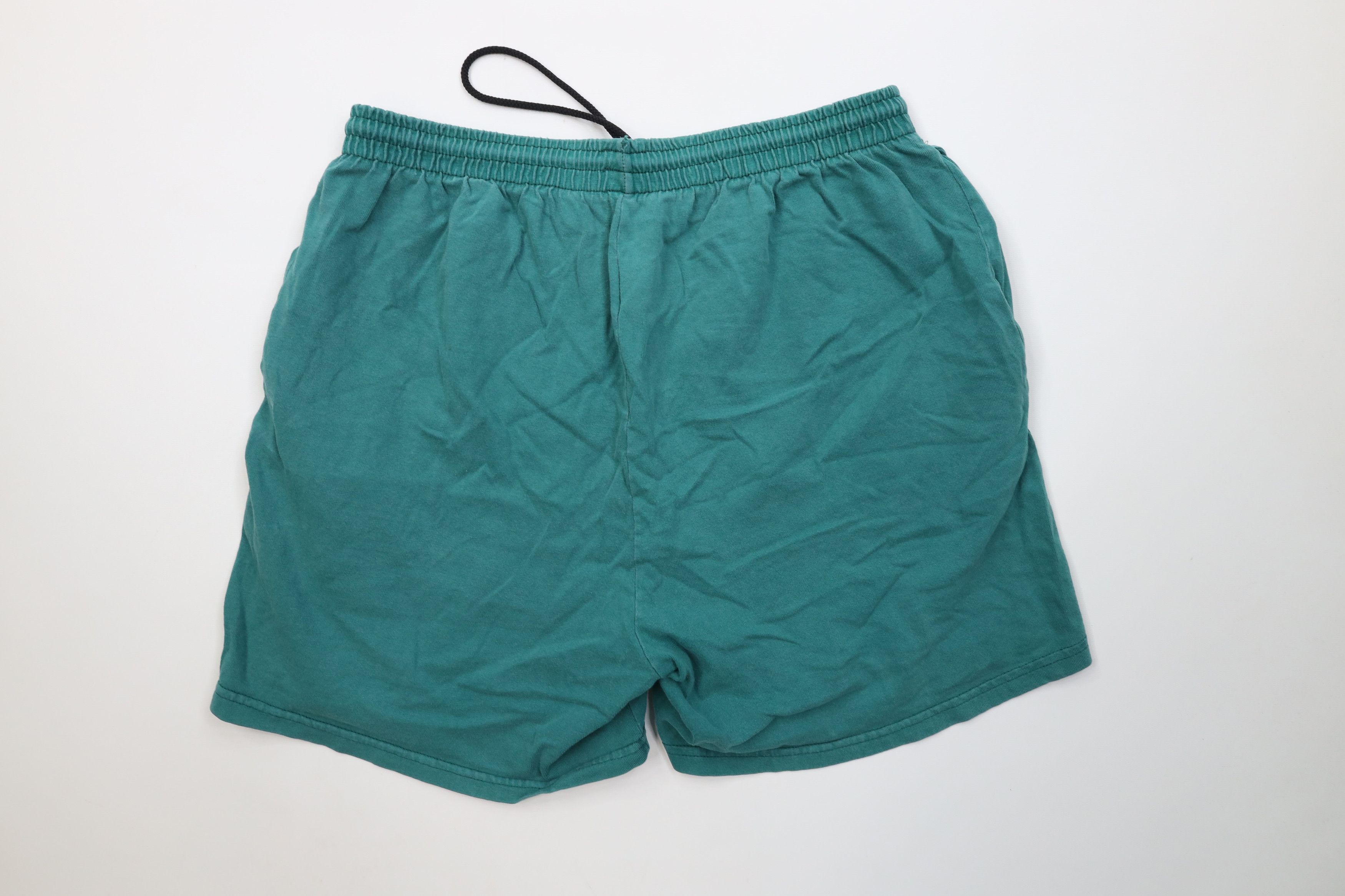 Nike Vintage 90s Nike Mini Swoosh Above Knee Shorts Green USA Size US 34 / EU 50 - 11 Thumbnail