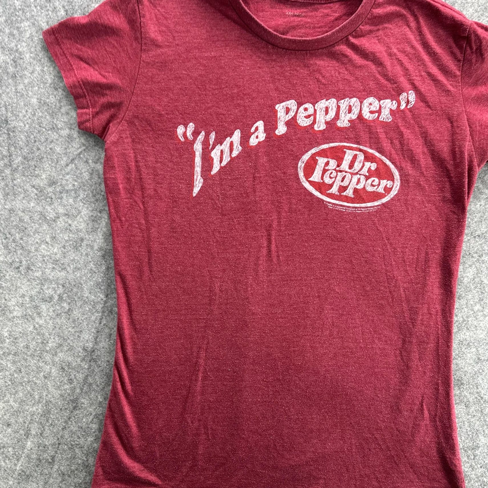 Vintage VINTAGE Dr Pepper T-Shirt Womens 2XL Red "I'm a Pepper" Graphic Soft Crewneck Retro Novelty Size XXL / US 16-18 / IT 52-54 - 4 Thumbnail