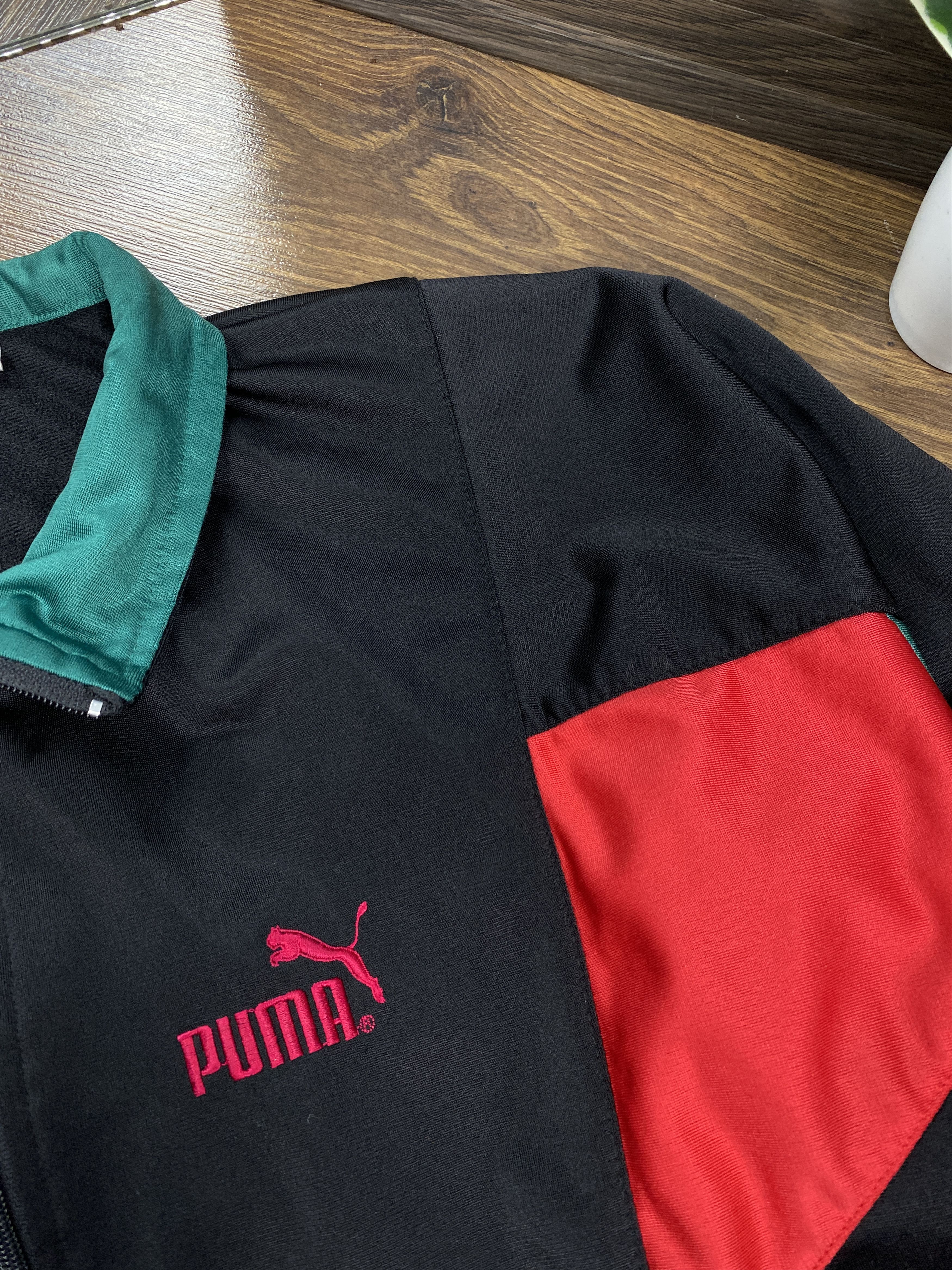 Adidas Puma vintage track top jacket y2k Size US L / EU 52-54 / 3 - 3 Thumbnail