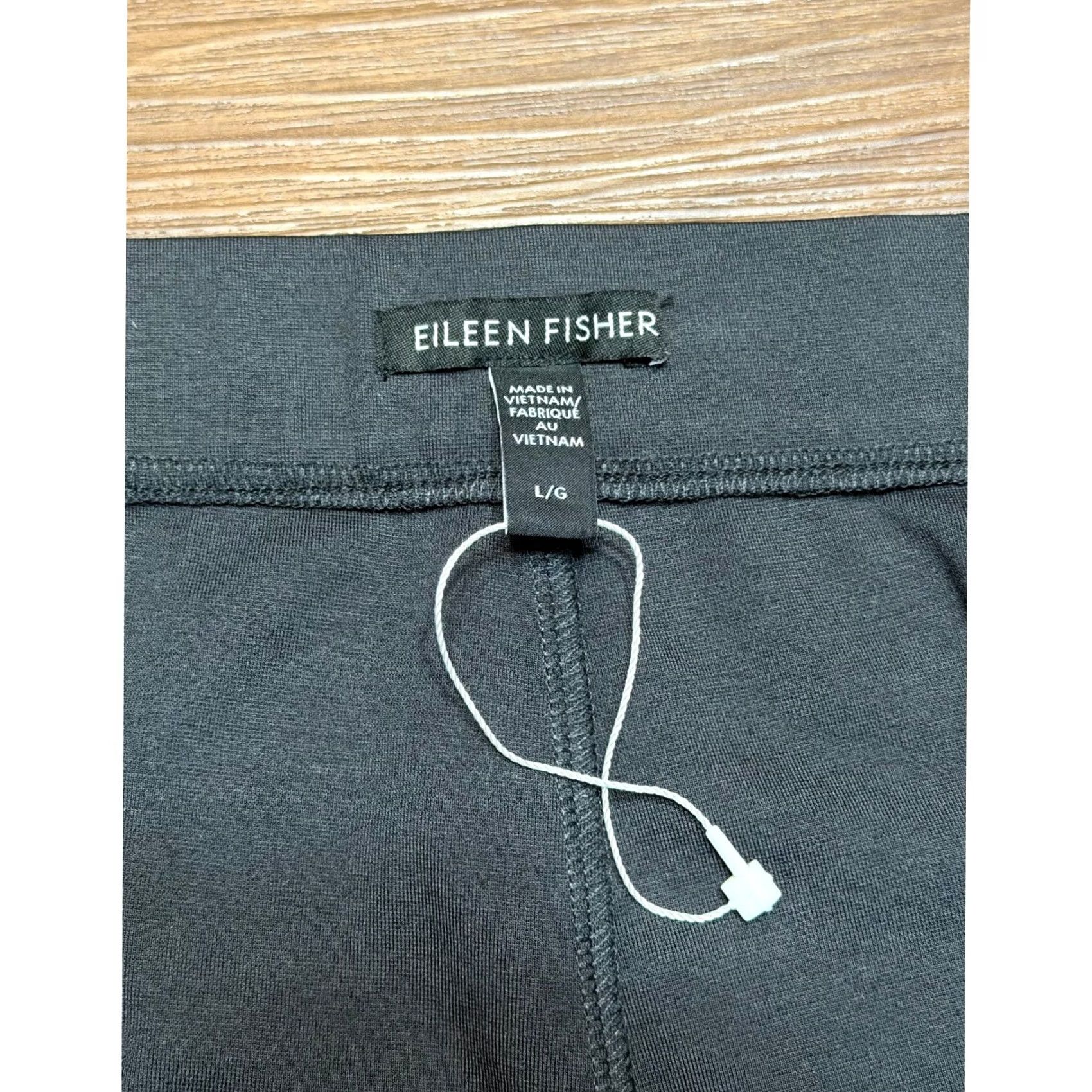 Eileen Fisher Eileen Fisher Women Gray Wide Leg Ankle Crop Pants Pull On Tencel Sz L Size 36" / US 14 / IT 50 - 3 Thumbnail