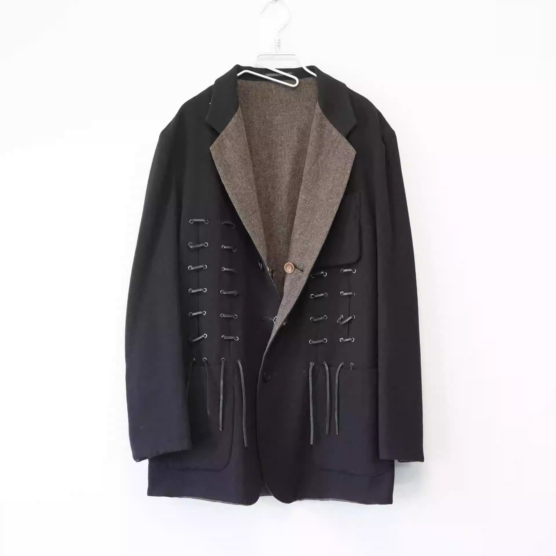 Yohji Yamamoto 05AW Leather Double-sided Jacket