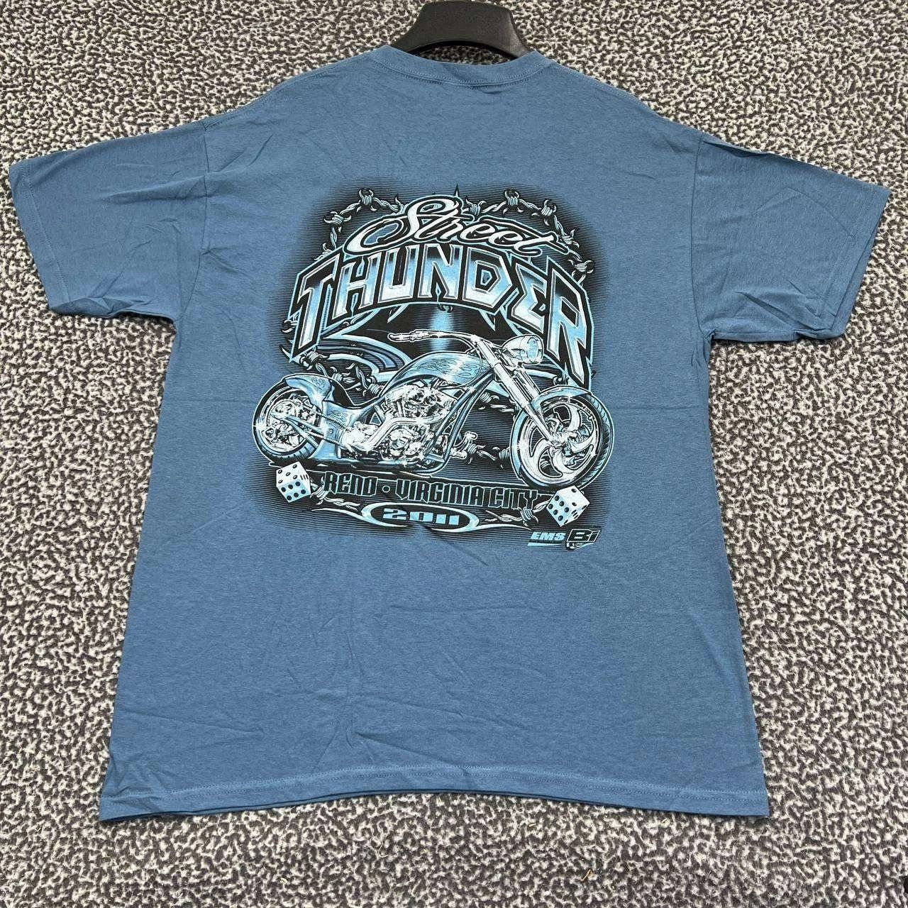 Gildan Vintage Reno Street Thunder Shirt Men L Short Sleeve New Size US L / EU 52-54 / 3 - 1 Thumbnail