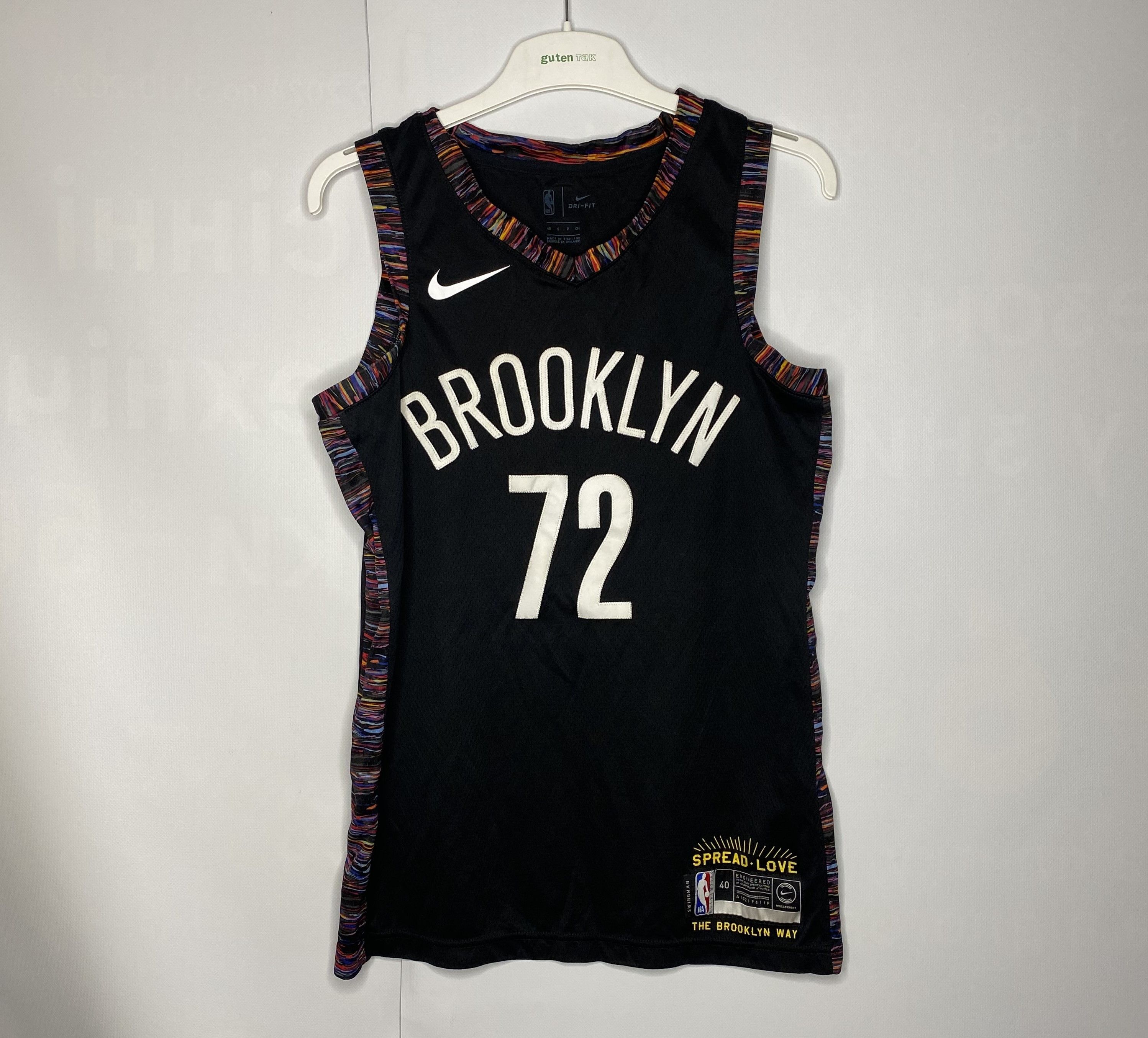 NBA × Nike BROOKLYN NETS BASKETBALL BIGGIE CITY EDITION NBA JERSEY Size US S / EU 44-46 / 1 - 1 Thumbnail