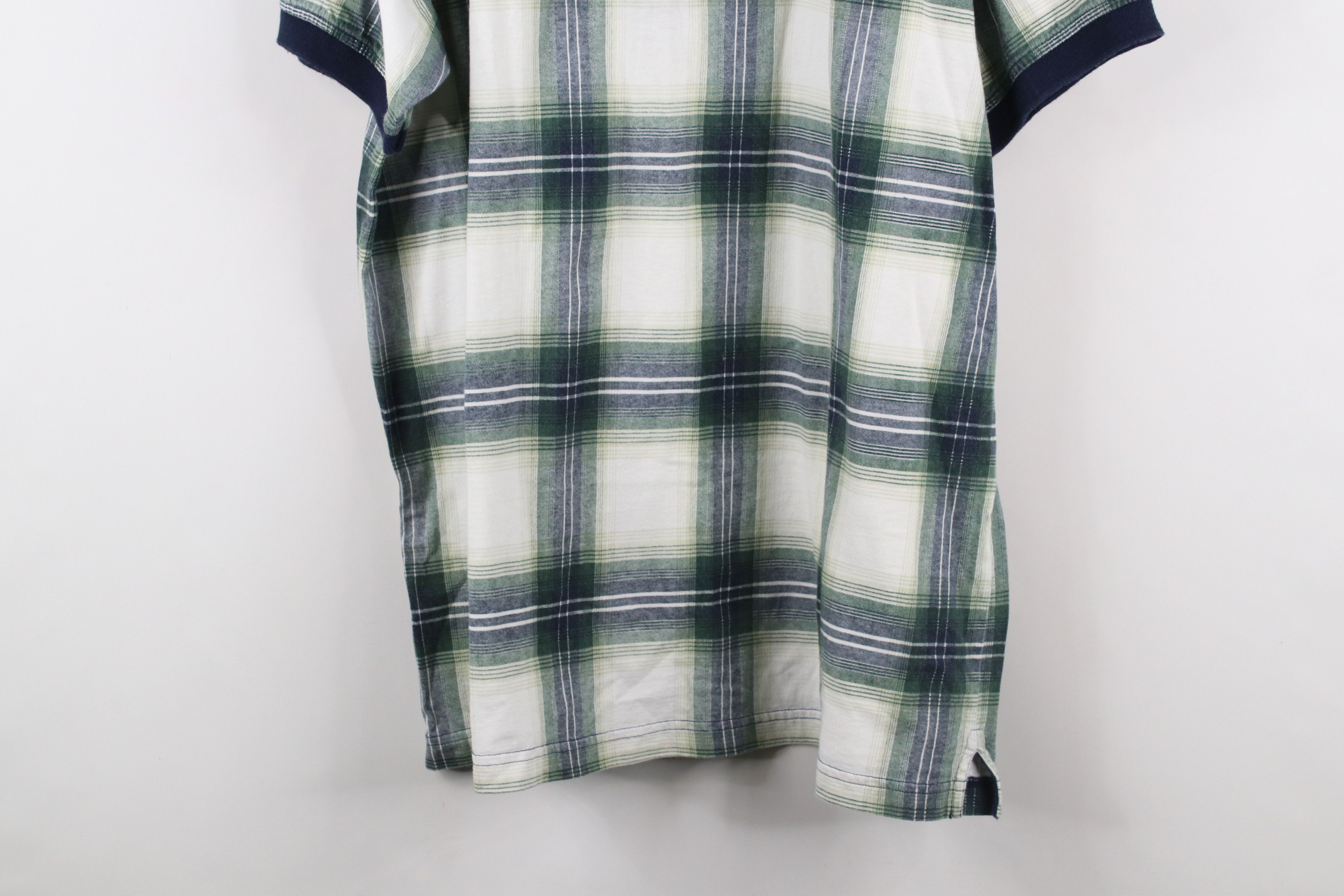Vintage Vintage 90s Streetwear Fit Short Sleeve Polo Shirt Plaid Size US XL / EU 56 / 4 - 8 Thumbnail
