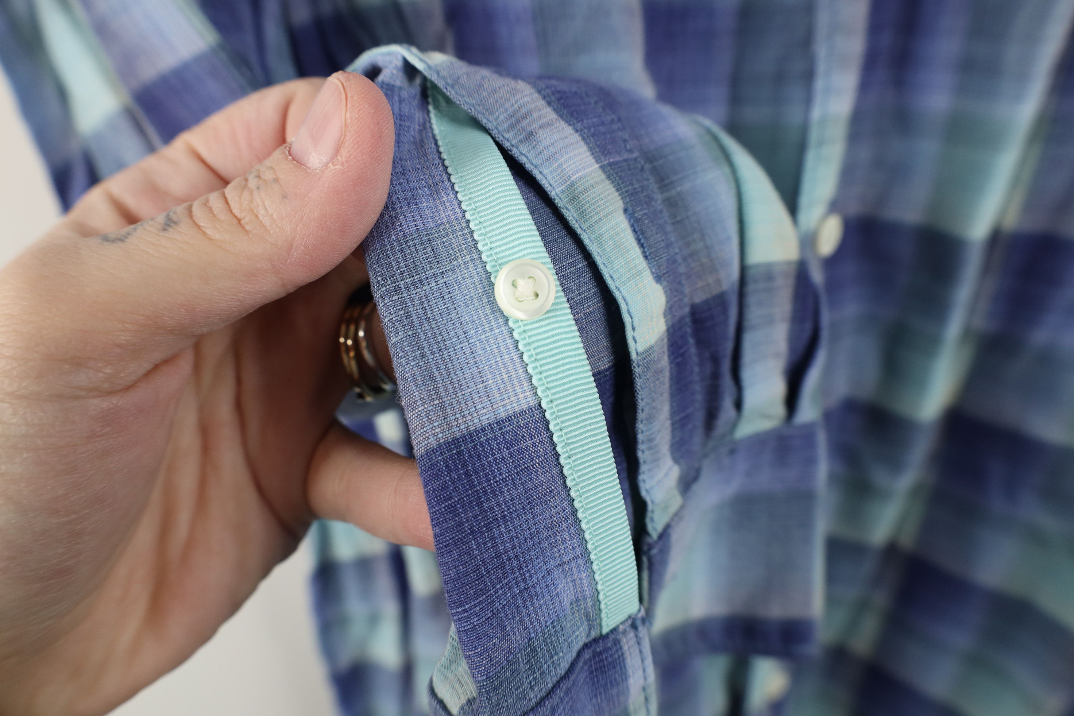 Tommy Bahama Vintage Tommy Bahama Blend Collared Button Shirt Plaid Size US L / EU 52-54 / 3 - 5 Thumbnail