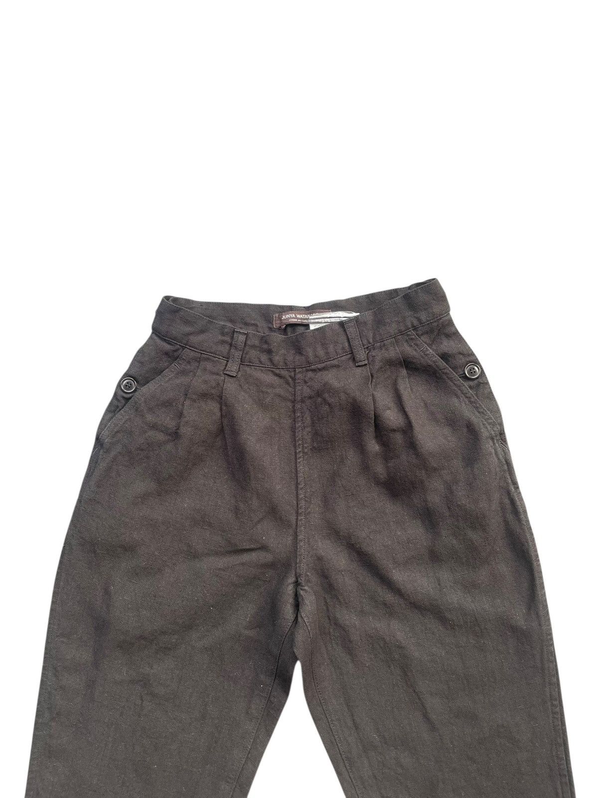 Junya Watanabe Junya Watanabe Comme Des Garcons Linen Baggy Trouser Size 27" / US 4 / IT 40 - 3 Thumbnail