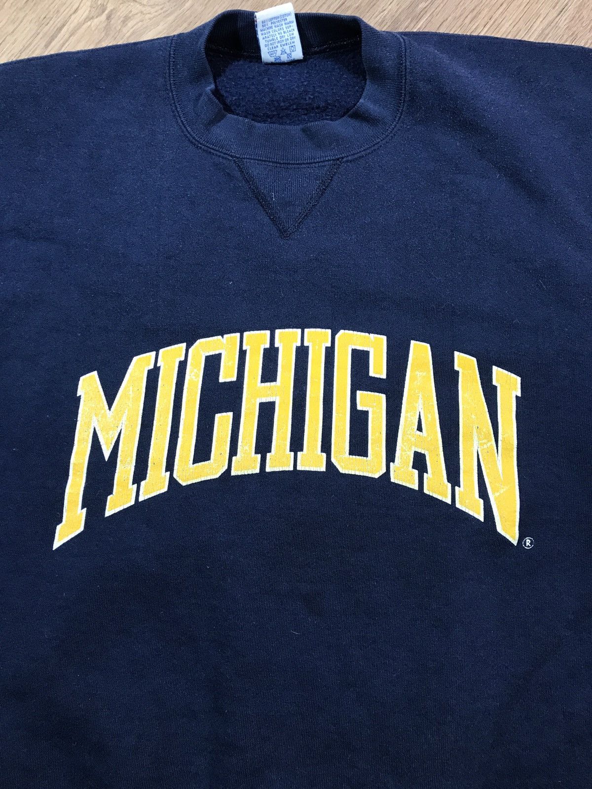 Russell Athletic × Vintage Vintage Russel Atletic MICHIGAN Sweatshirt Size US L / EU 52-54 / 3 - 4 Thumbnail