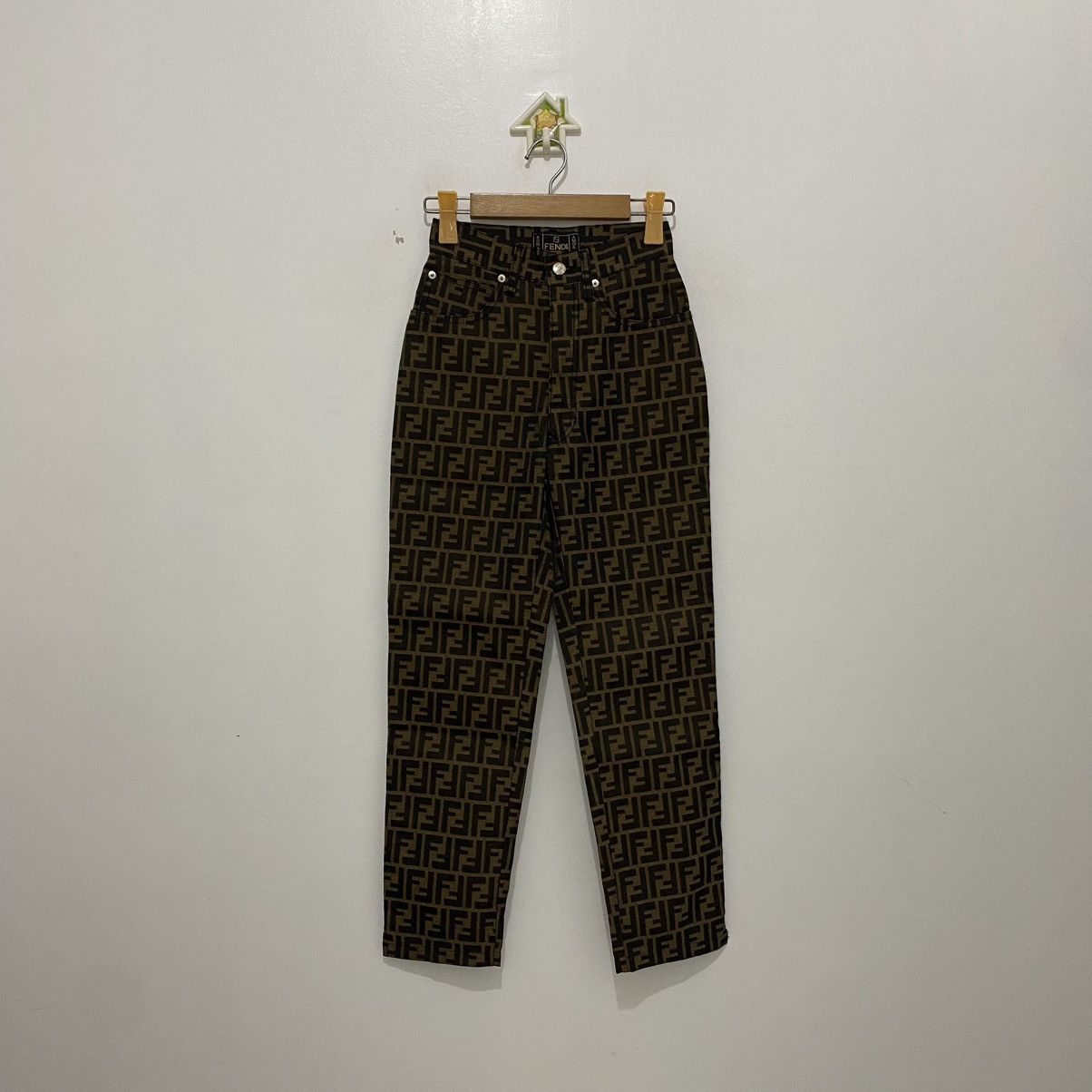 Fendi Fendi Zucca Monogram Pants Size 23" - 3 Thumbnail