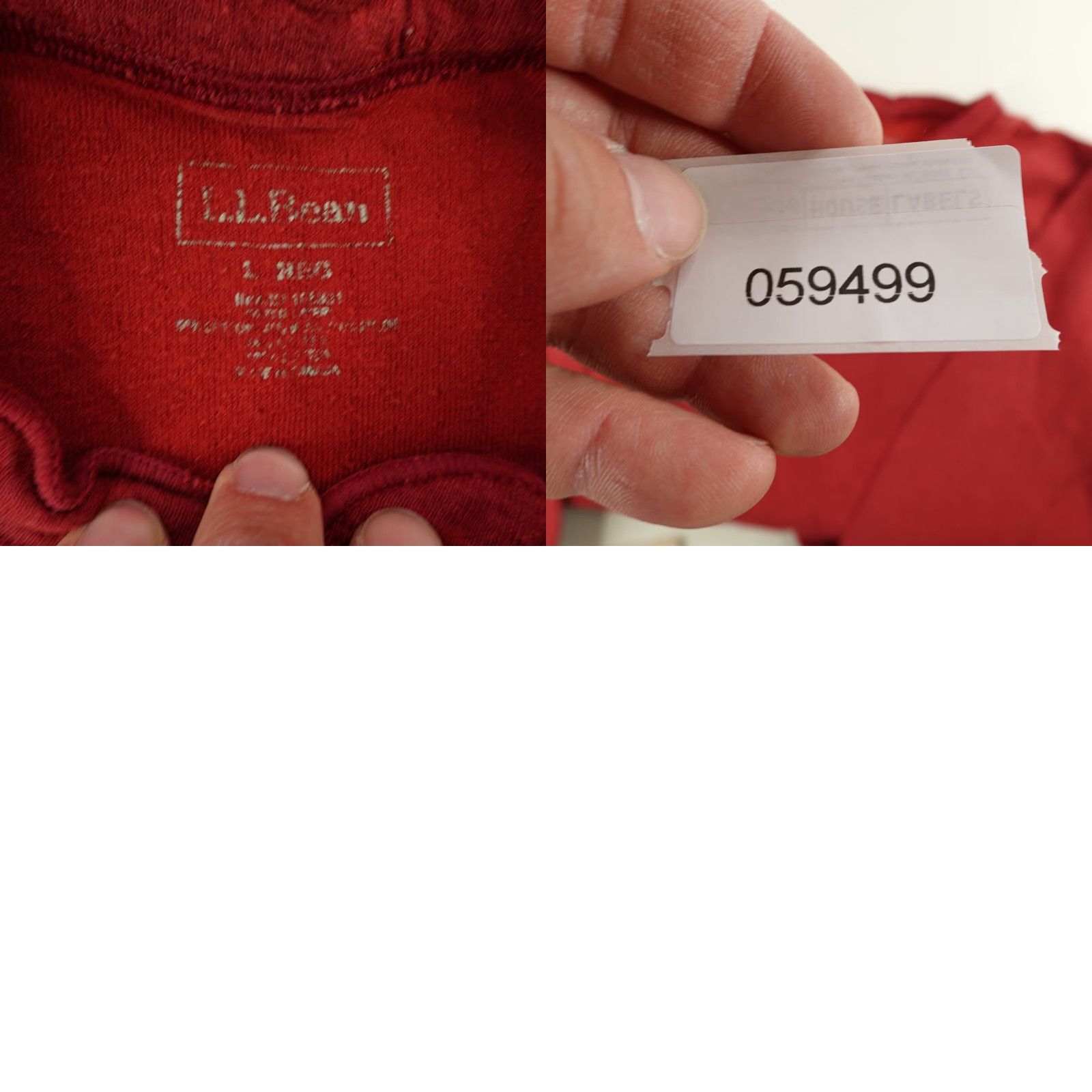 Vintage LL Bean Shirt Mens Large Red River Driver Thermal Henley Wool Blend Pullover Size US L / EU 52-54 / 3 - 8 Thumbnail