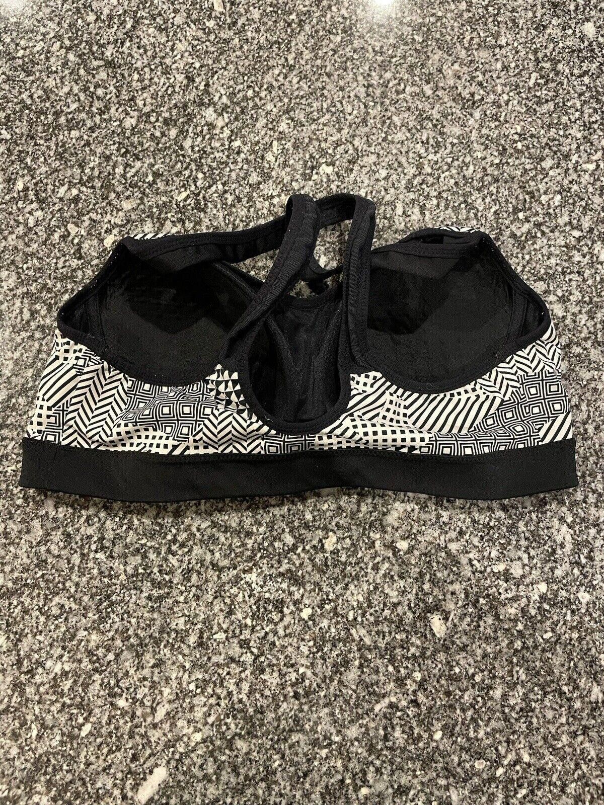 Brooks Brooks Juno Sports Bra Size 38A Striped High Impact (A5) Size ONE SIZE - 2 Thumbnail
