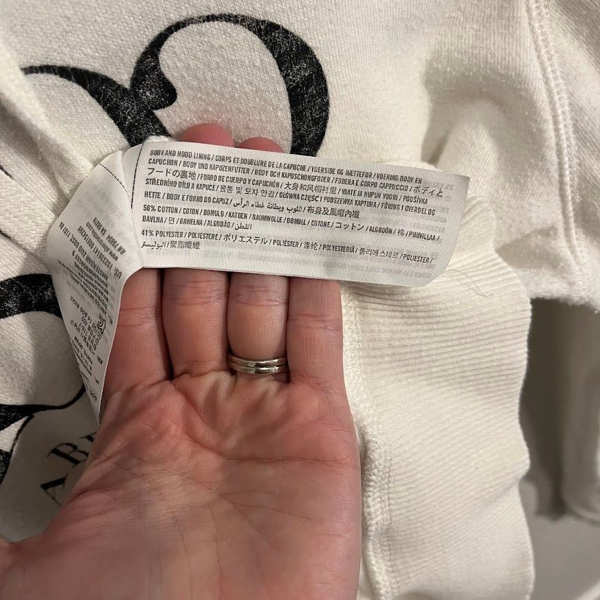 Abercrombie & Fitch Abercrombie & Fitch Vintage White 1892 Logo Y2K Hoodie - S Size S / US 4 / IT 40 - 4 Thumbnail