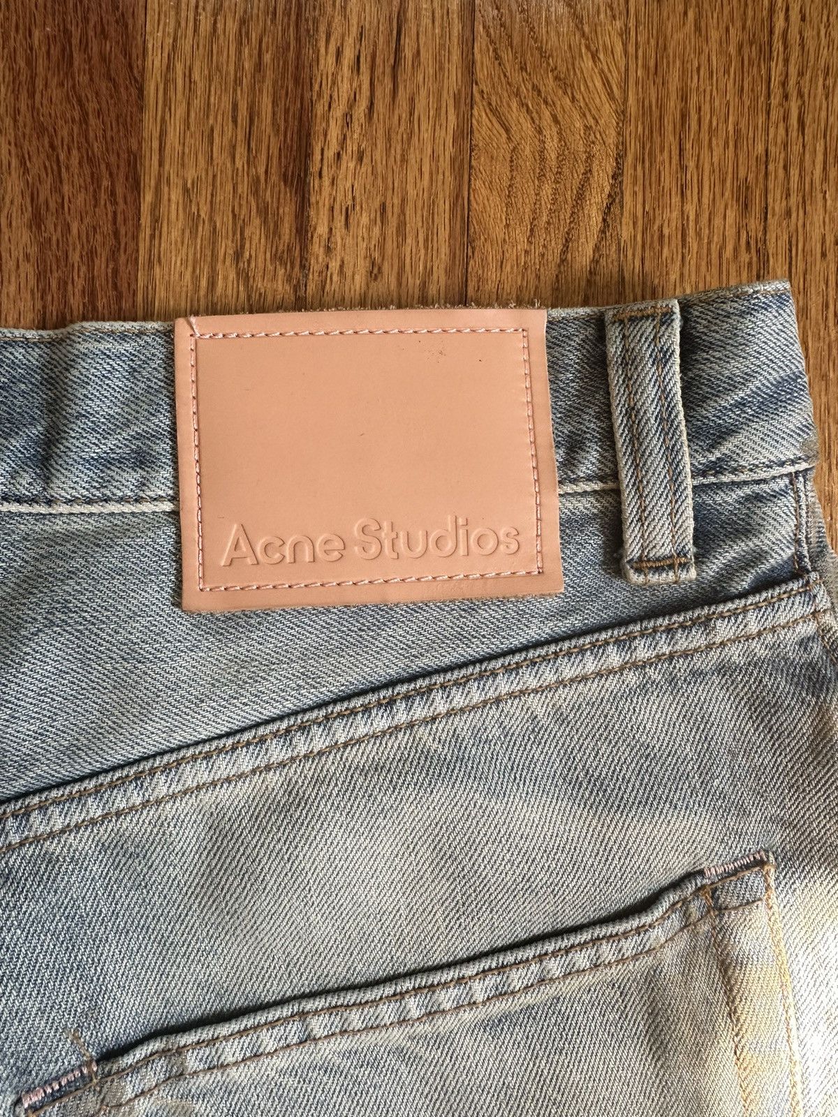 Acne Studios Acne studios 2023 super baggy fit jeans mud
