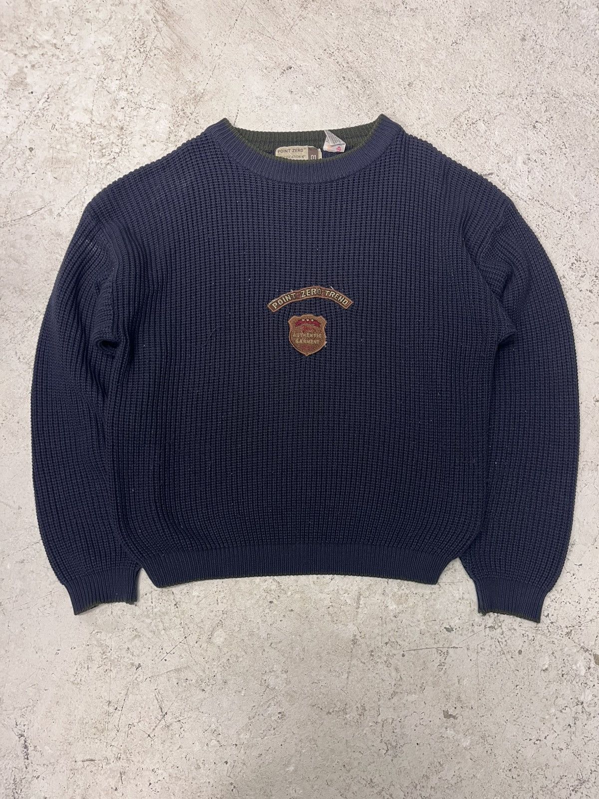 Point Zero Vintage point zero purple knit sweater Size US M / EU 48-50 / 2 - 2 Thumbnail