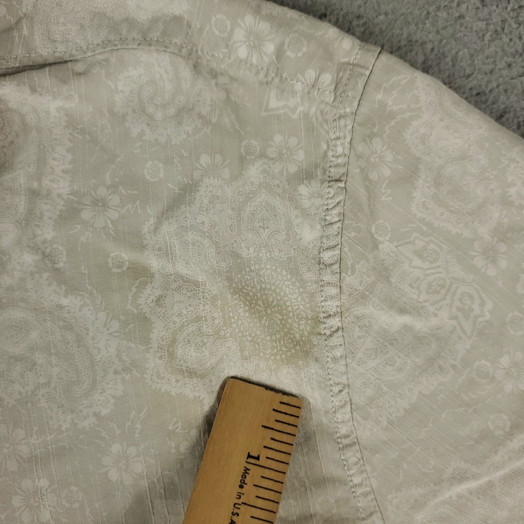 Tommy Bahama Tommy Bahama Button-Up Shirt Mens 2XL Beige Hawaiian Short Sleeve Aloha Casual Size US XXL / EU 58 / 5 - 4 Thumbnail