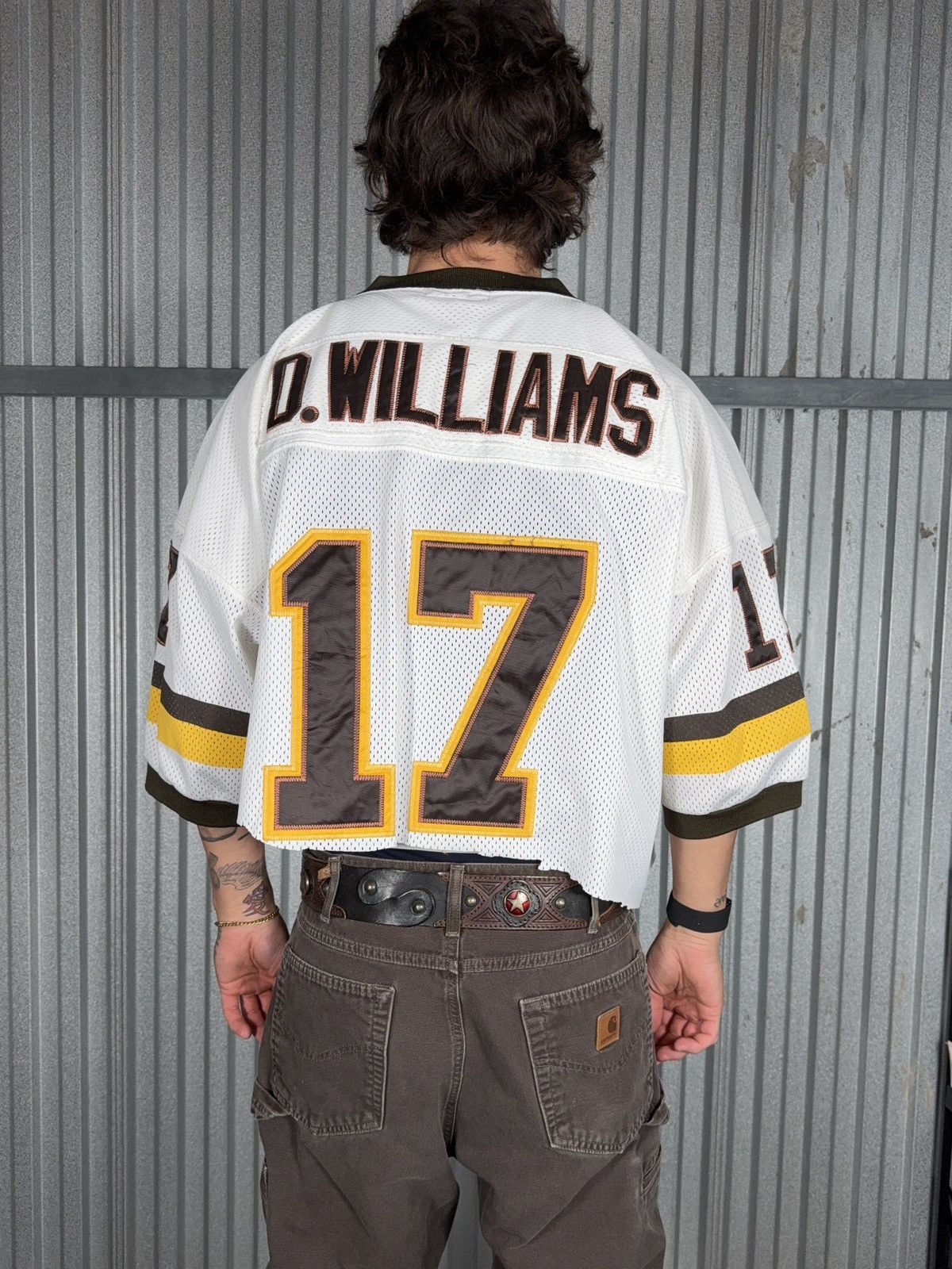 Mitchell & Ness Insane Cropped Mitchell and Ness Cropped Mesh Jersey Size US XL / EU 56 / 4 - 3 Thumbnail