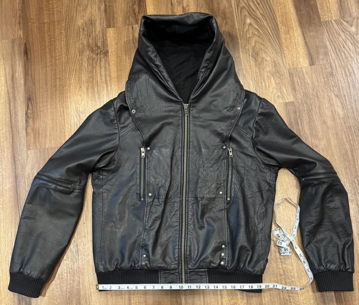 Allsaints ALLSAINTS Leather Cobra Bomber Size US XL / EU 56 / 4 - 8 Thumbnail