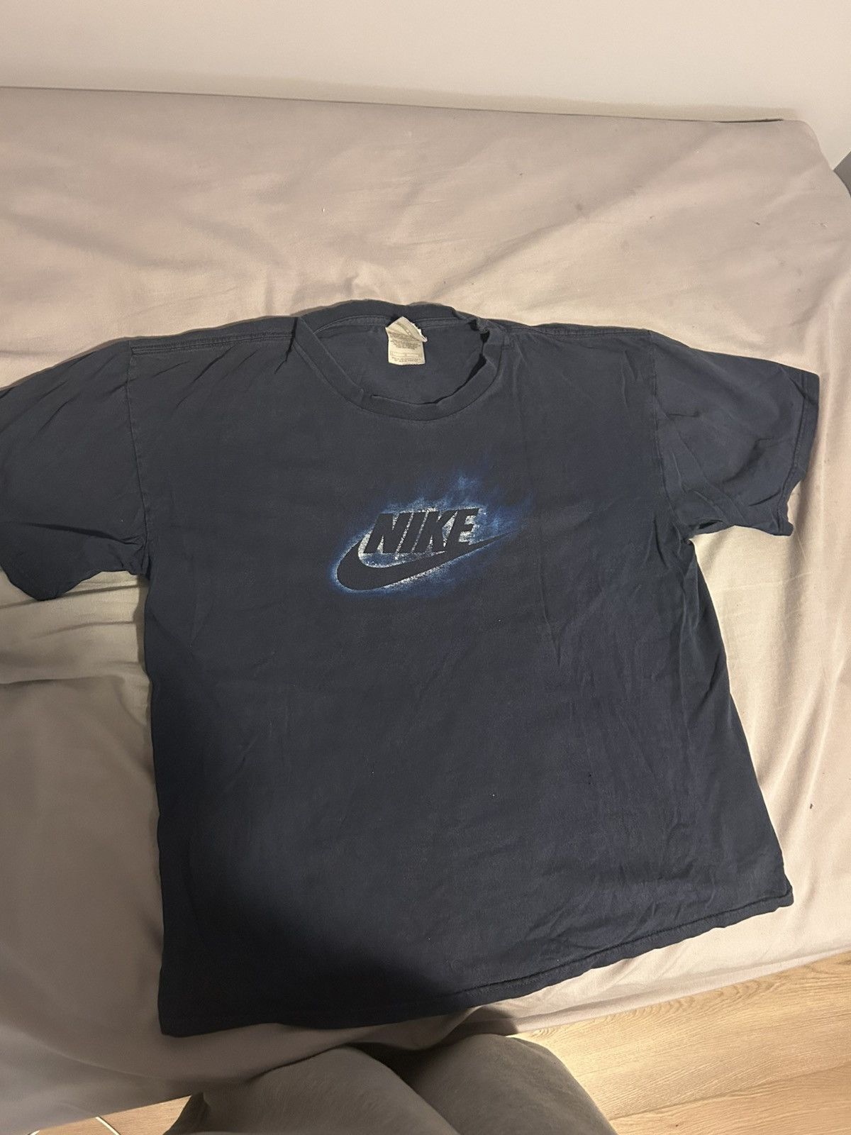 Nike Vintage 2000 Nike Box Logo "Go Like Hell" Quote T Shirt Tee Size US L / EU 52-54 / 3 - 1 Thumbnail