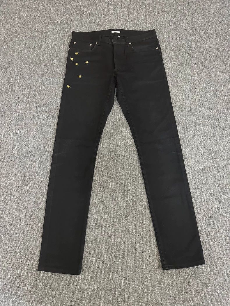Dior Dior Gold silk little bee jeans 2501-Nextarrow Size US 32 / EU 48 - 1 Thumbnail
