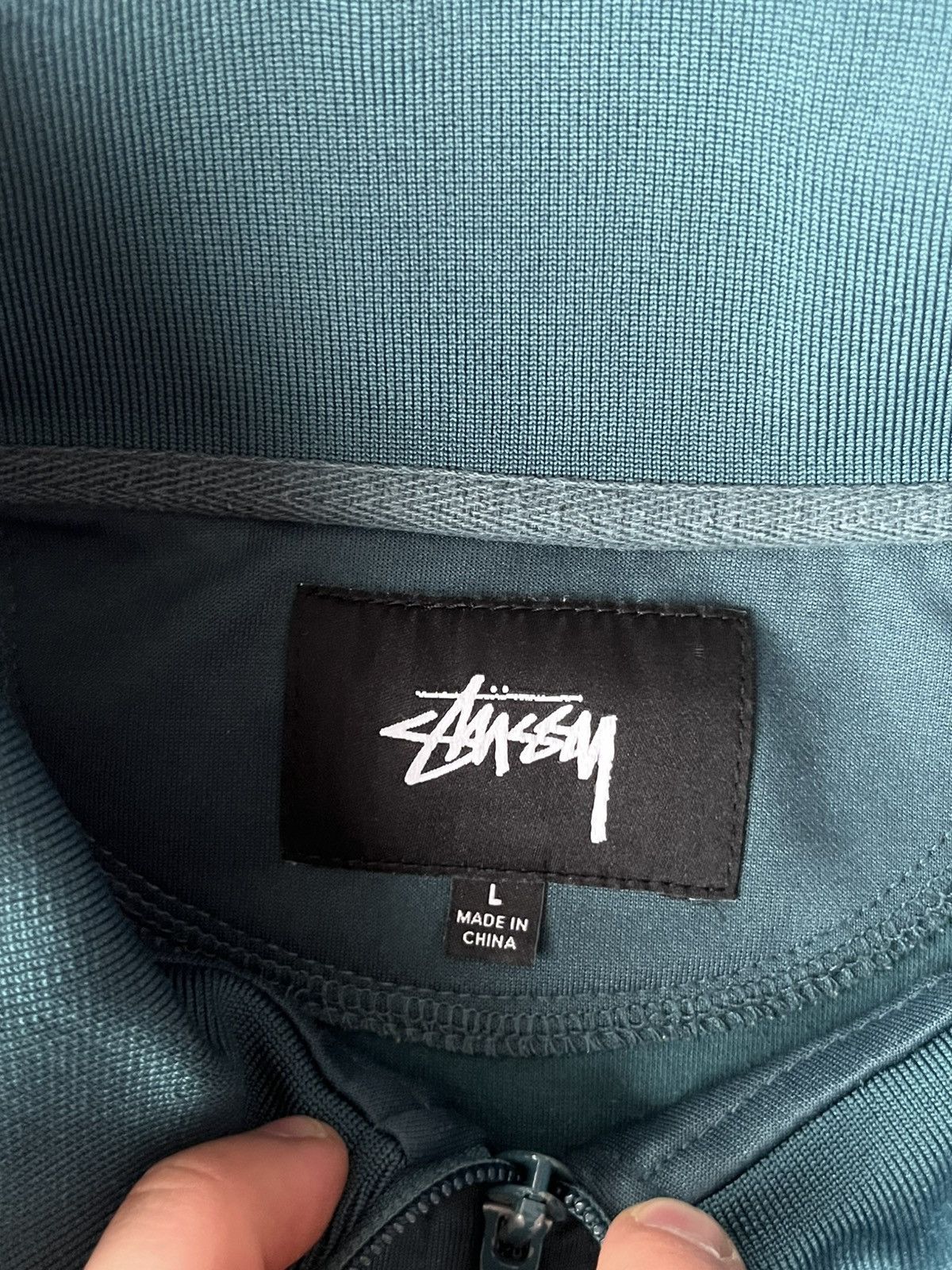 Stussy Vintage Zip Pullover Stussy Mini Logo Streetwear Size US L / EU 52-54 / 3 - 7 Thumbnail