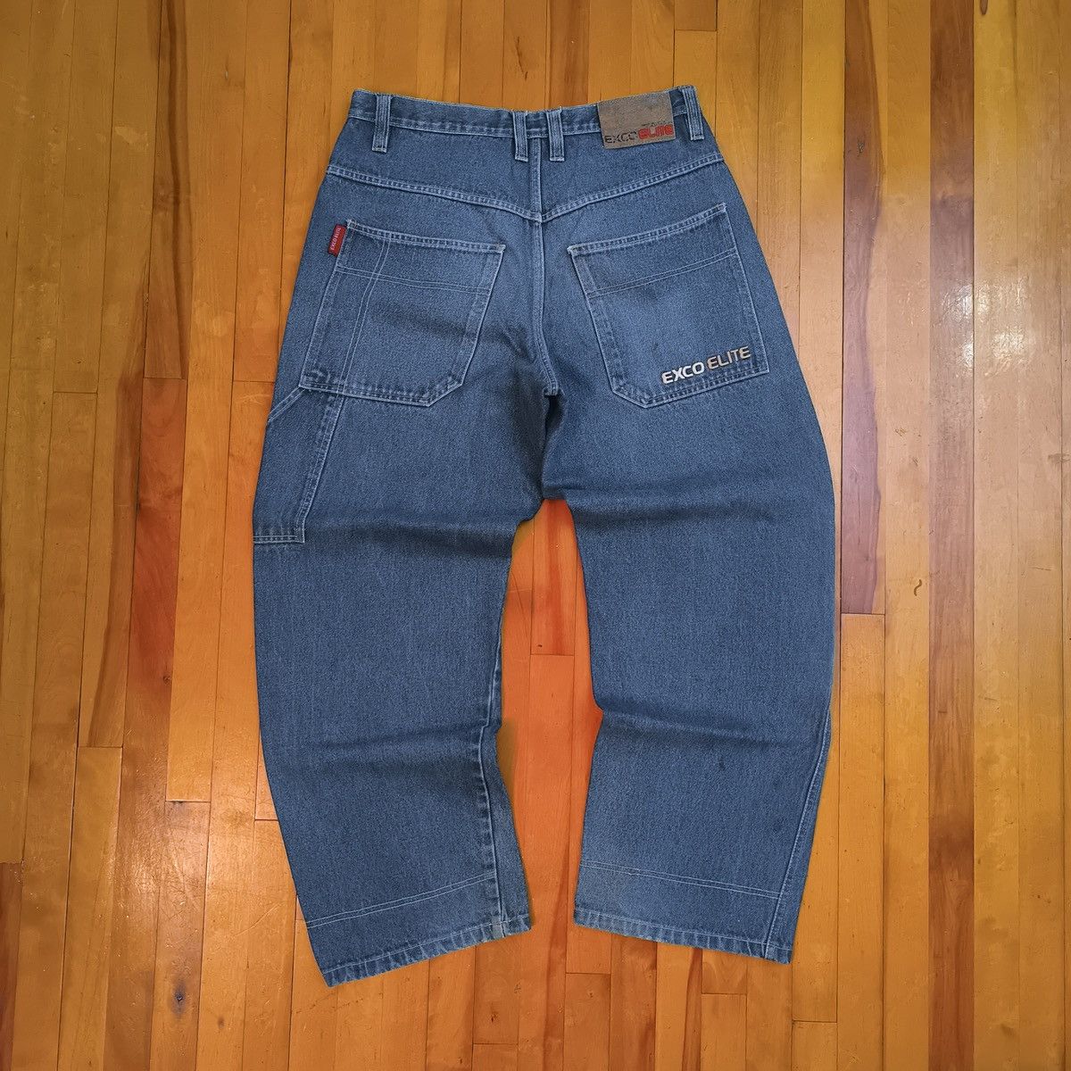 Vintage Exco Elite Embroidered Jeans Size US 32 / EU 48 - 4 Thumbnail