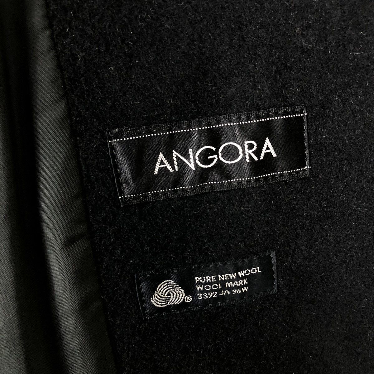 Japanese Brand 🔥Rich Black - Long Fly Wool Herringbone Calvin Klein Coats Size US M / EU 48-50 / 2 - 20 Thumbnail